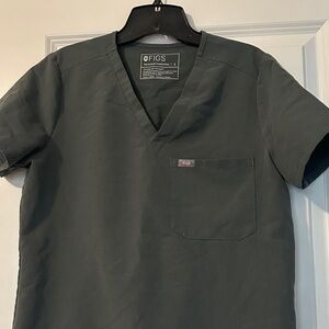 Figs Scrub Top Catarina in Bonsai Color